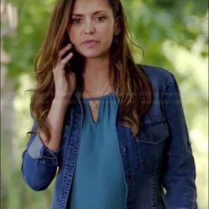 Elena Gilbert Aqua Keyhole Tank